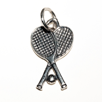 Image Charm - Two Crossed Racquets