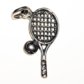 Image Charm - Tennis Racquet with Ball